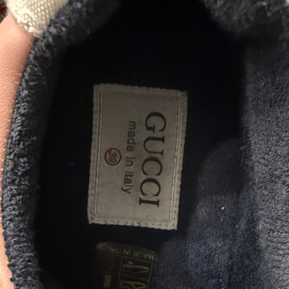 Gucci Women's Sneakers with Pink and Blue Design - Picture 7 of 8